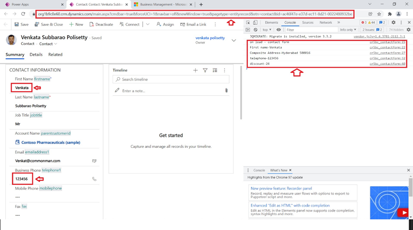 Use Form Context To Set Form Values with Web resource in Dynamics CRM
